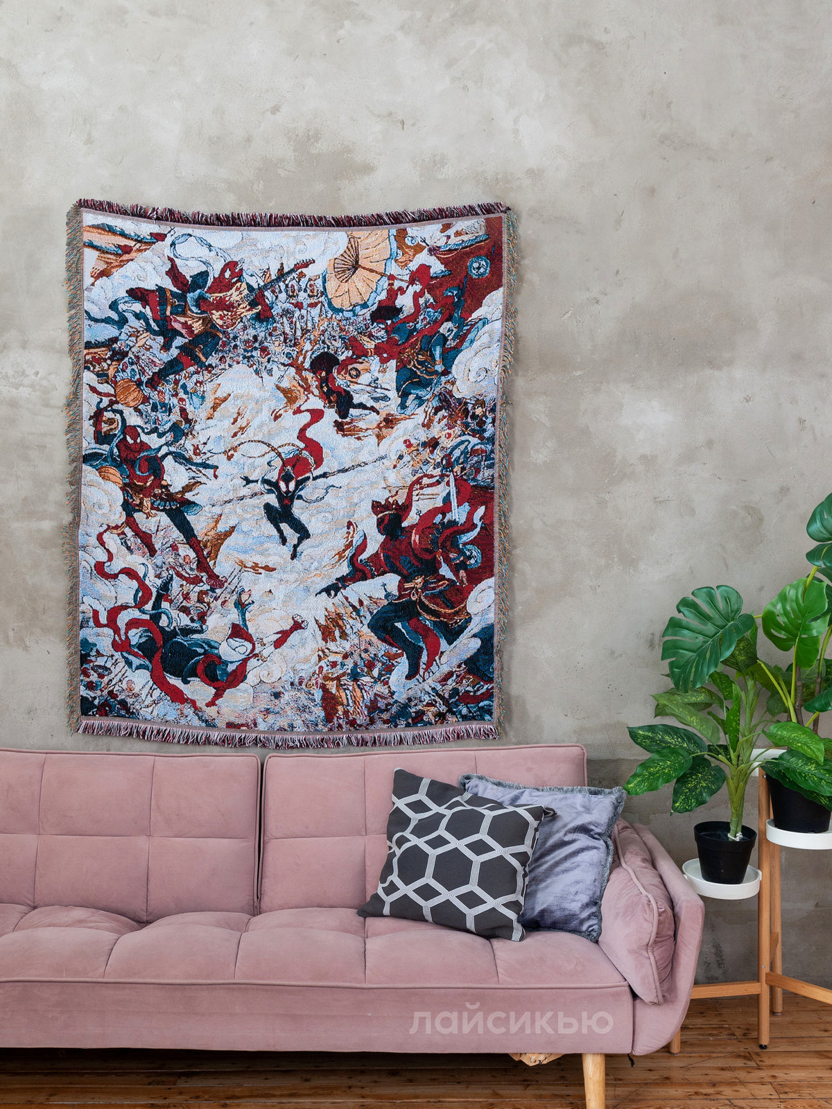 Spider man tapestry