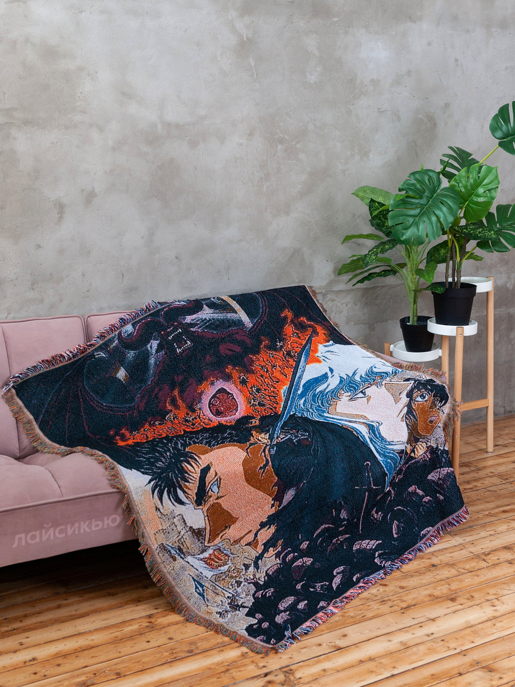 Berserk anime tapestry
