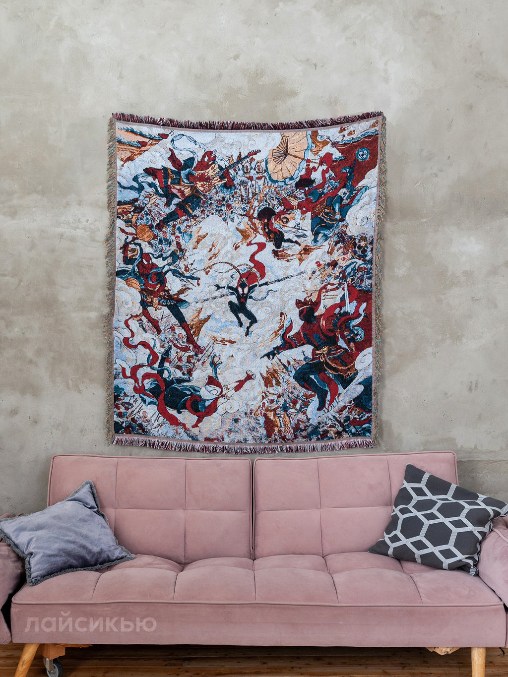 Spider man tapestry
