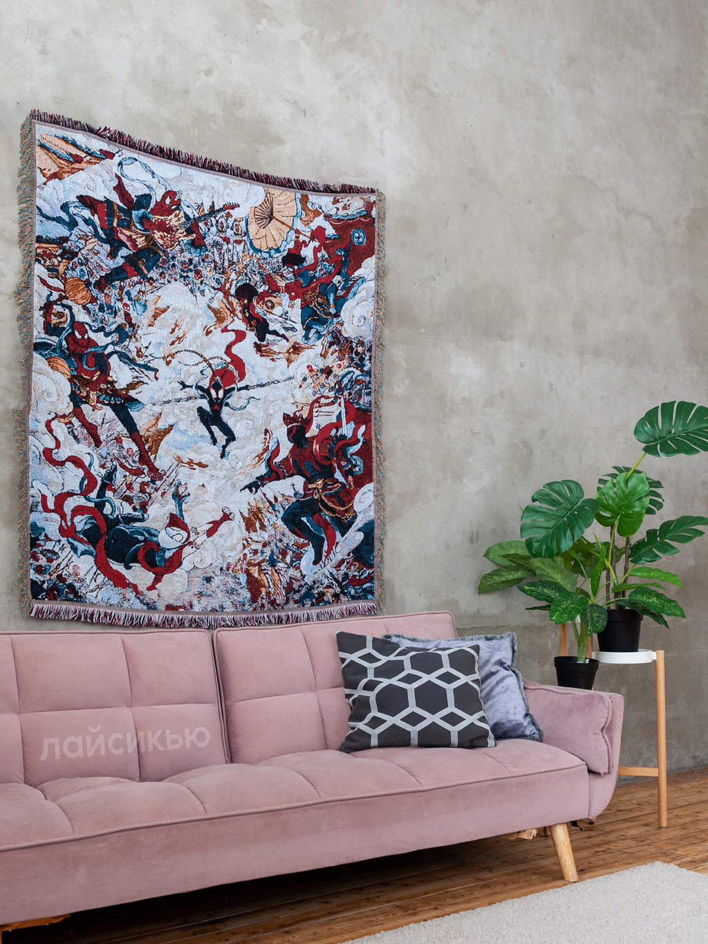 Spider man tapestry